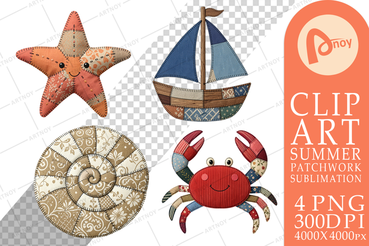 Seaside Quilted Beach Sublimation example image 1