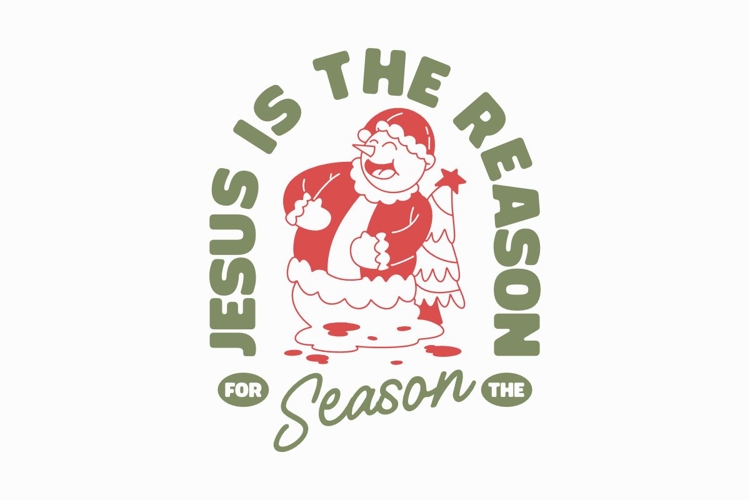 Jesus Is The Reason For The Season T-shirt Design