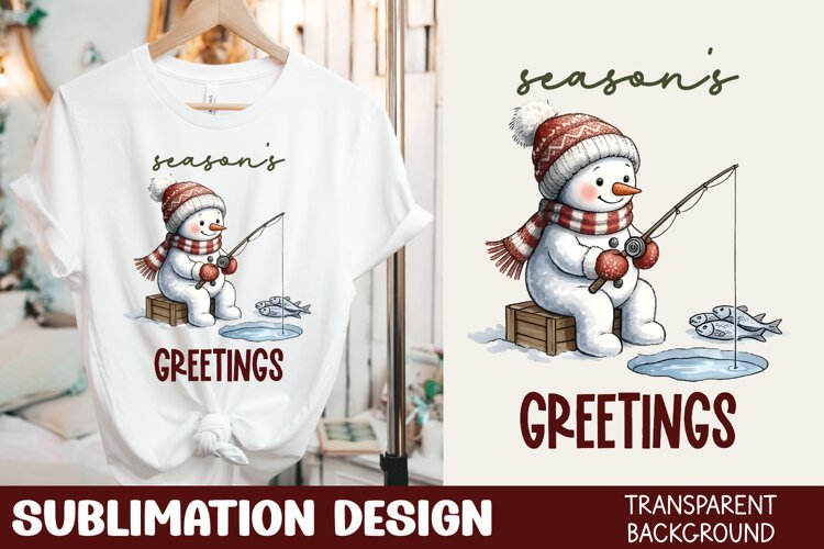 Seasons Greetings Tshirt Sublimation