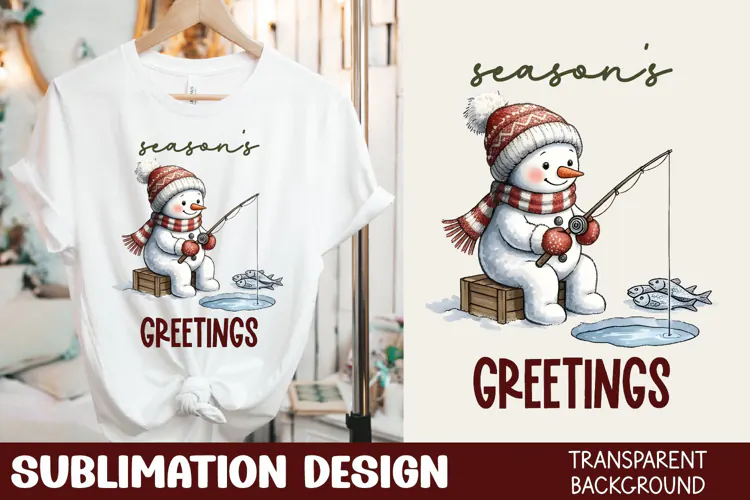 Seasons Greetings Tshirt Sublimation