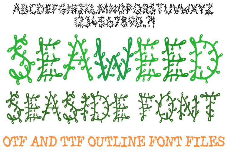 Beach Font Image 3