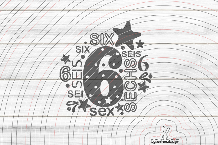 Six Cutting File SVG DXF