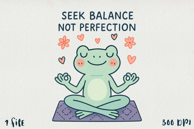 Retro Funny Frog PNG, Sublimation Design.