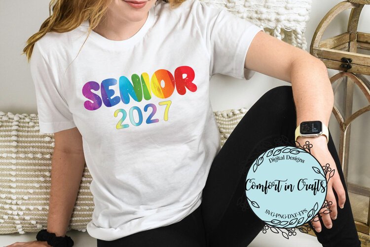 Senior 2027 SVG and Sublimation design for the Graduate example image 1