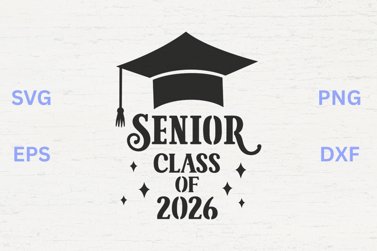 Senior Class of 2026 SVG example image 1