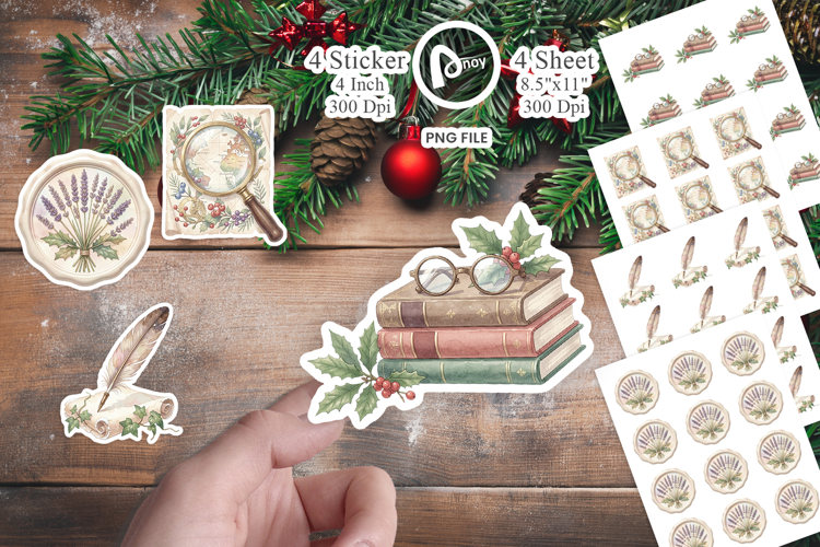 Sentimental Holiday Post Sticker