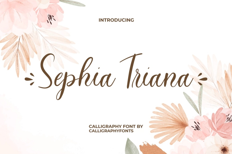 Sephia Triana Font