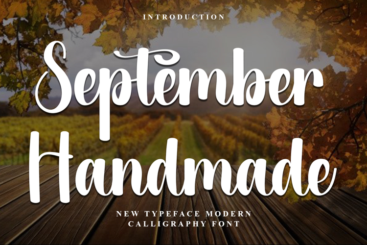 September Font Image 11