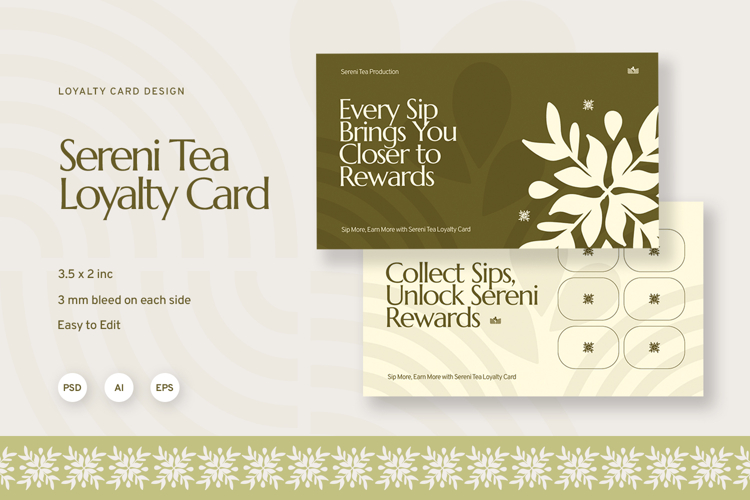 Sereni Tea - Loyalty Card