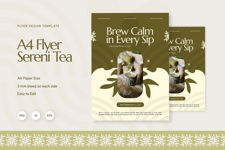 Sereni Tea - Flyer
