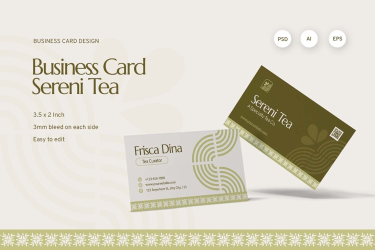Sereni Tea - Business Card