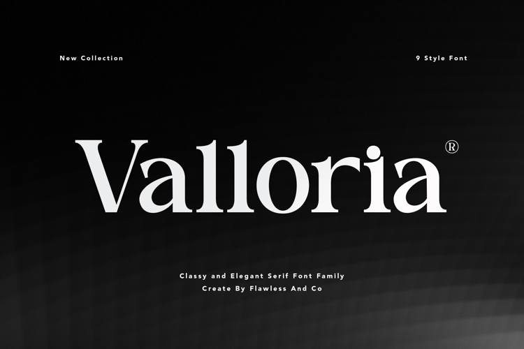 Valloria - Family Serif Font