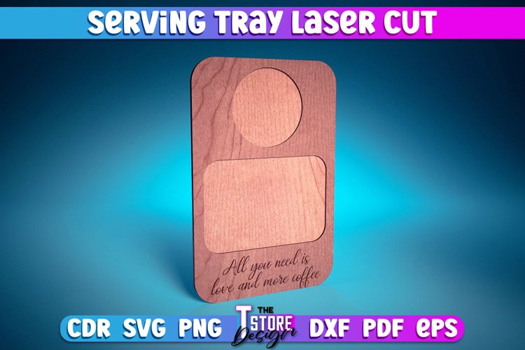 Serving Tray Laser Cut SVG | Serving Tray Laser Cut SVG