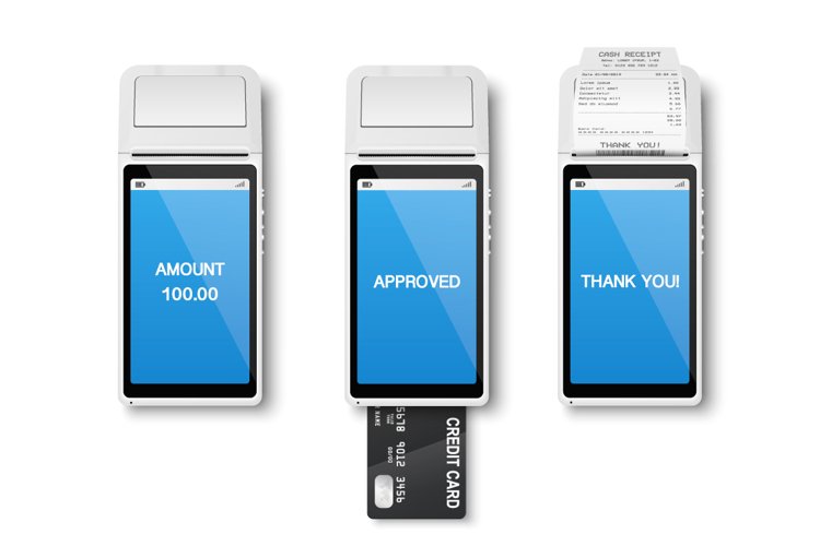 Vector Payment Machine, POS Terminal example image 1