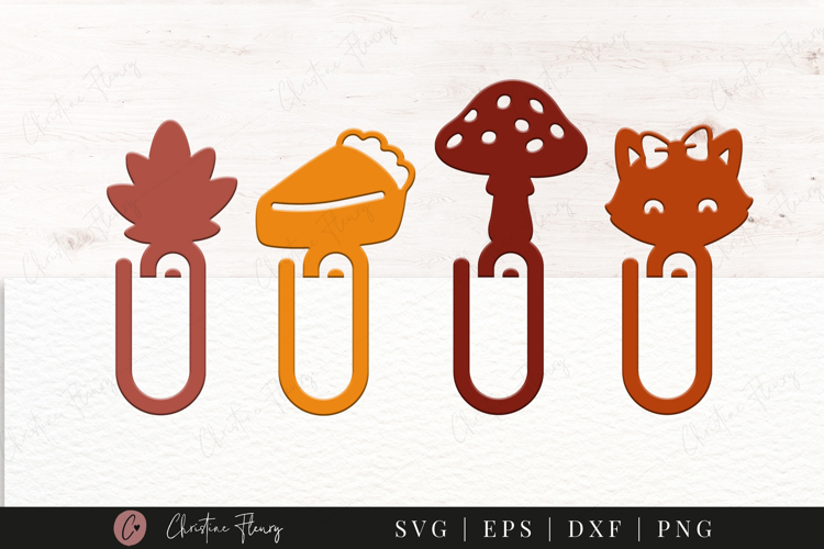 Fall Bookmark SVG