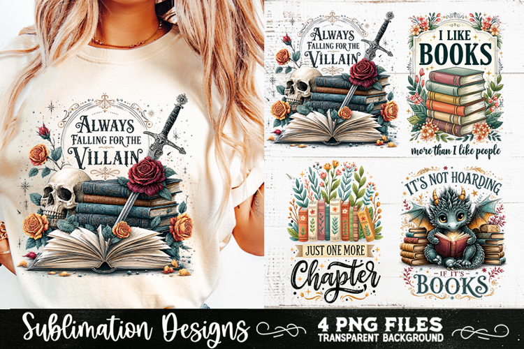 Reading sublimation PNG, Reading 4 PNG, Book Lover PNG