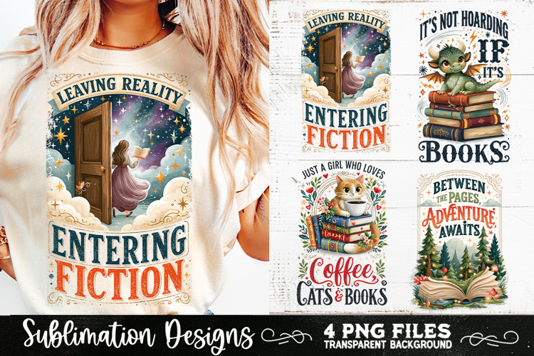 Reading sublimation PNG, Reading 4 PNG, Book Lover PNG