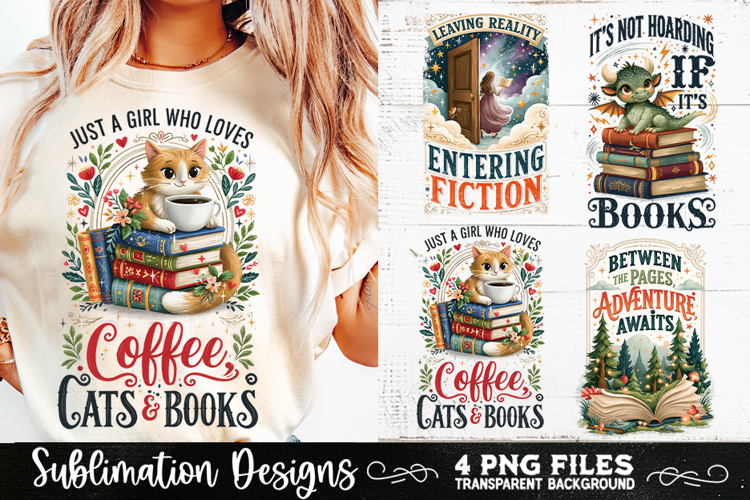 Reading sublimation PNG, Reading 4 PNG, Book Lover PNG