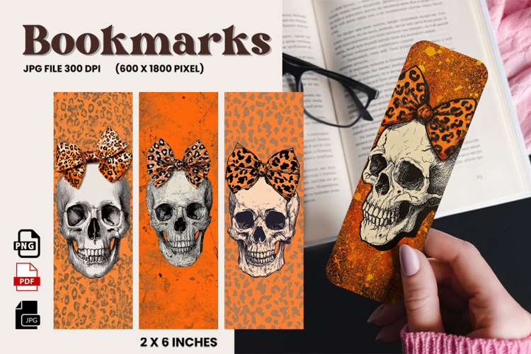 Halloween Bookmark Pumpkin Cute Ghost Design Printable_66