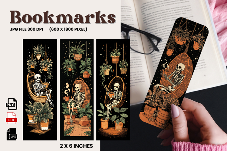 Halloween Bookmark Pumpkin Cute Ghost Design Printable_71