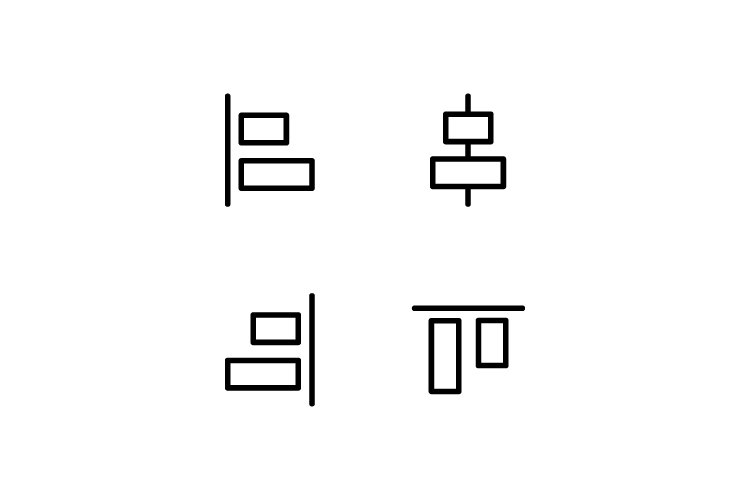Set of linear icon design collection 09
