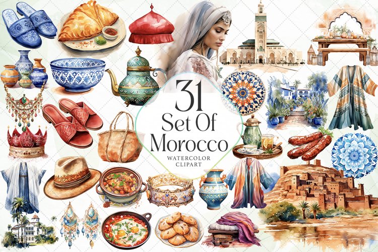Set Of Morocco Sublimation Bundle