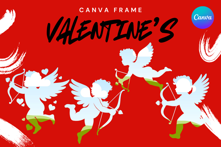 Cupid Canva Frame Valentines Day Lover Add Photo Frame_1
