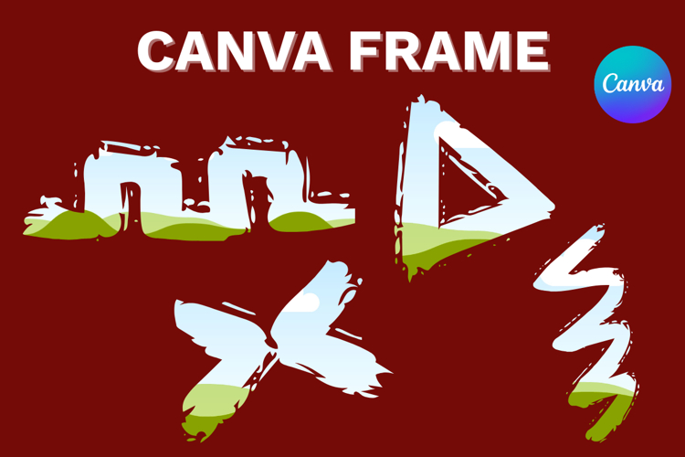 Paint Brush Canva Frame Template Bleach Effect Add Photo_1