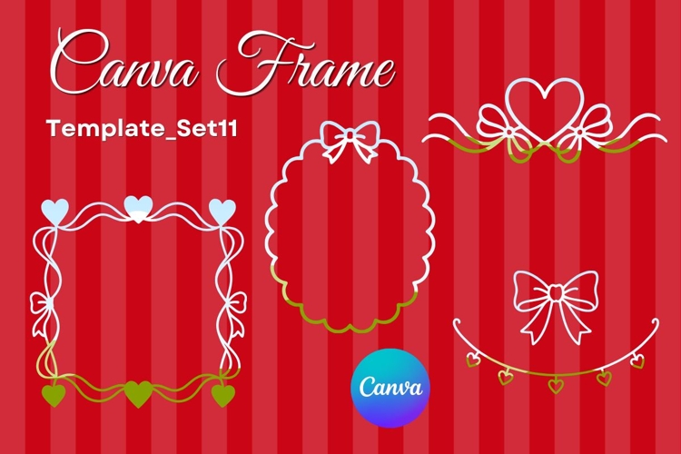 Decorative Canva Frame Photo Frame Ornaments Rectangle_11