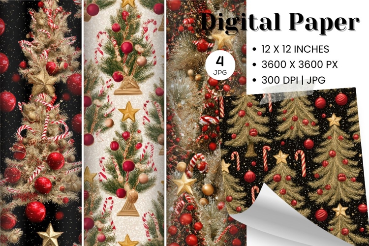 Christmas Seamless Pattern Image 23