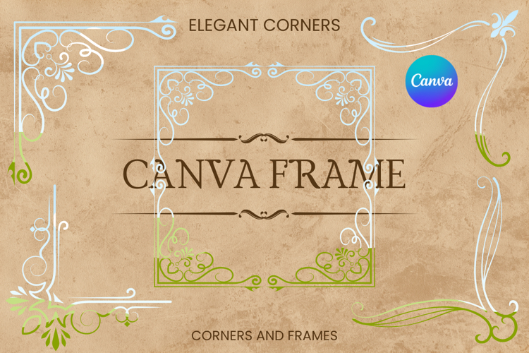 Elegant Corners Canva Frame Decorative Photo Frame Border_11