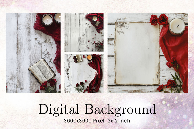 Wooden Floral Background Wood Flower Vintage Wallpaper_11