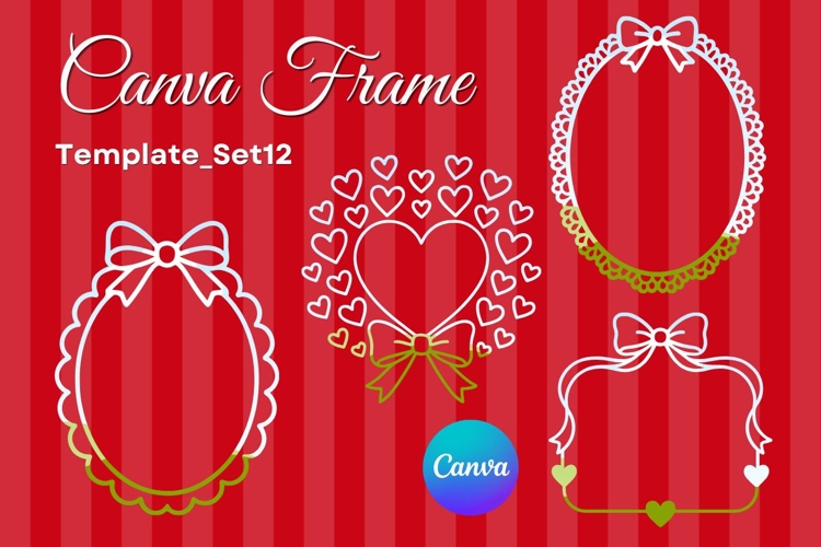 Decorative Canva Frame Photo Frame Ornaments Rectangle_12