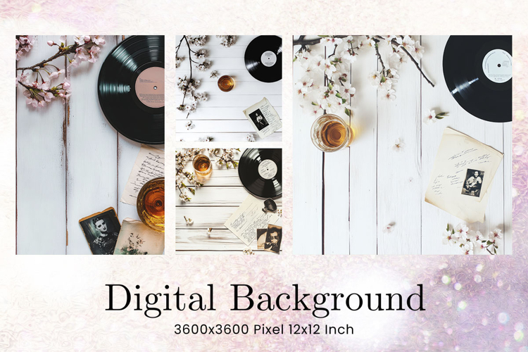 Wooden Floral Background Wood Flower Vintage Wallpaper_12