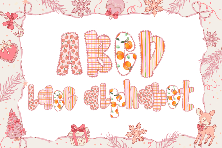 Preppy Lace Letters Lace Alphabet Boho Wedding Invitations12