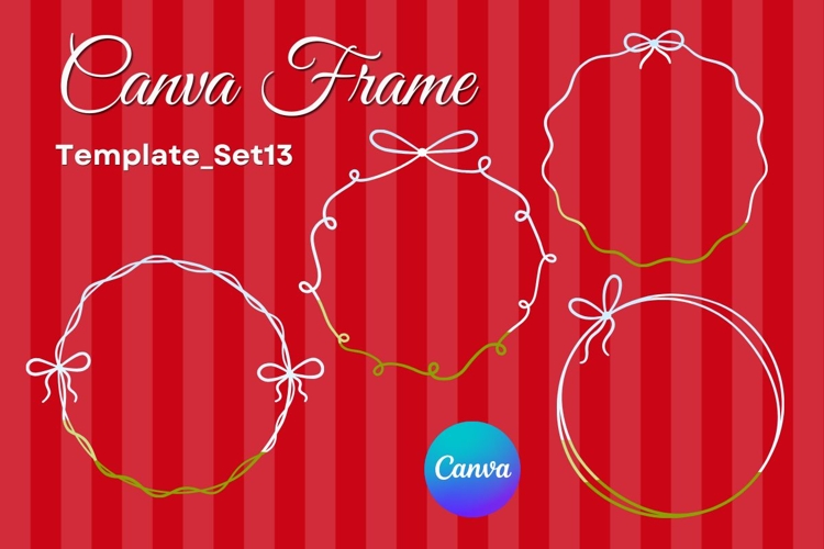 Decorative Canva Frame Photo Frame Ornaments Rectangle_13