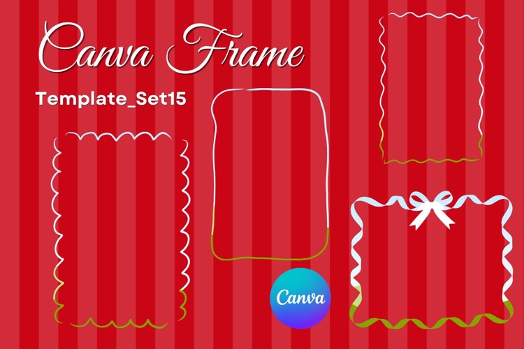 Decorative Canva Frame Photo Frame Ornaments Rectangle_15