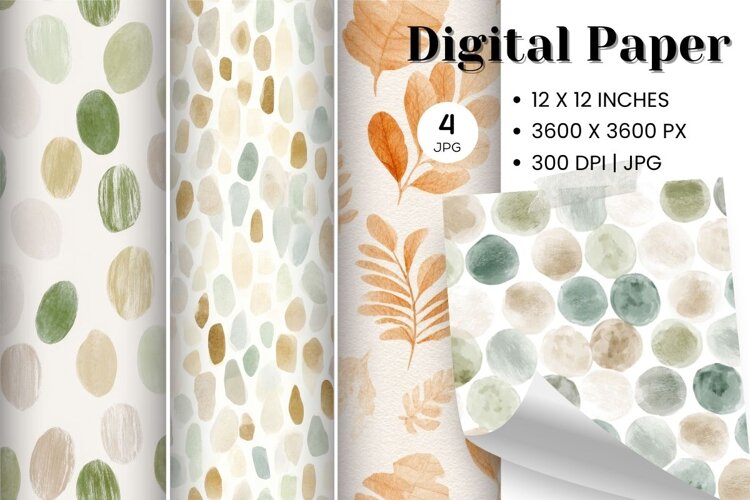 Leaf Fall Autumn Background Wallpaper Pattern_18 example image 1