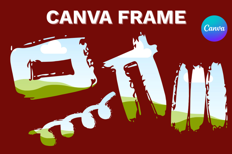 Paint Brush Canva Frame Template Bleach Effect Add Photo_2