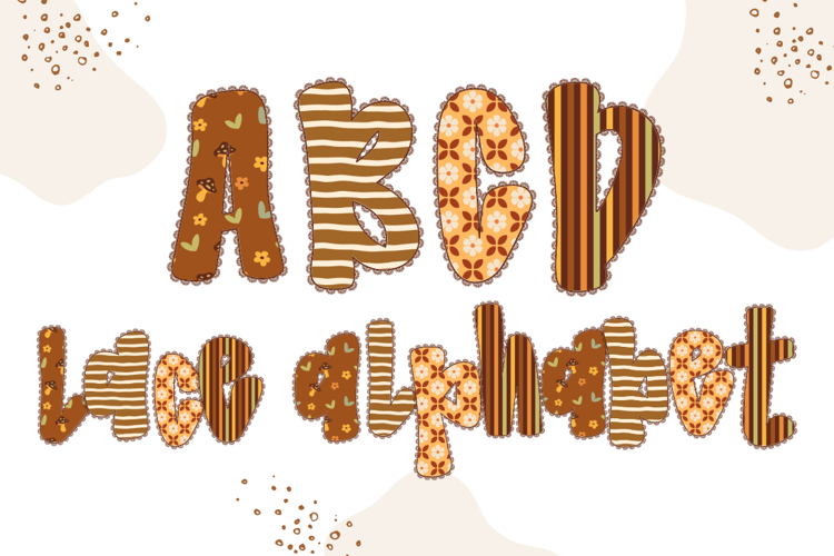 Preppy Lace Letters Lace Alphabet Boho Wedding Invitations21