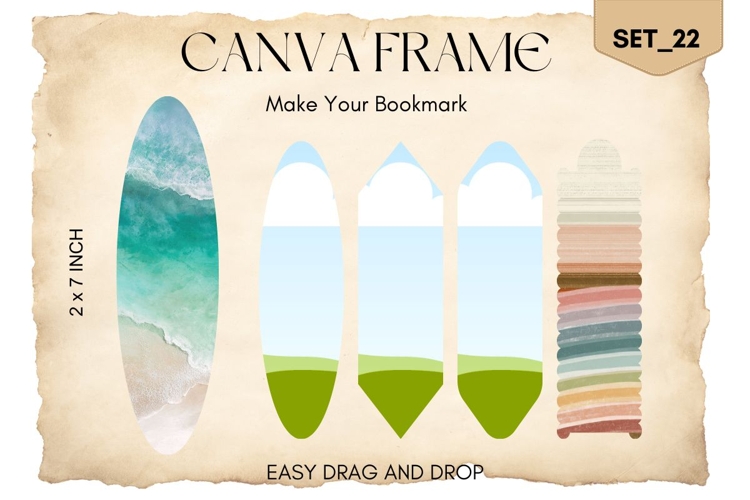 Bookmark Canva Frame Template Fill Your Own Editable Photo22