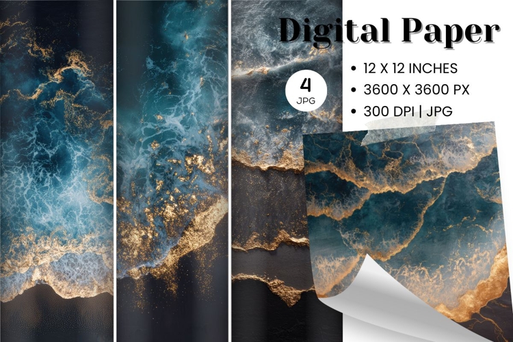 Ocean Waves Background Sea Water Deep Blue Ocean Surfing_23