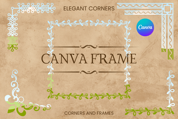 Elegant Corners Canva Frame Decorative Photo Frame Border_24