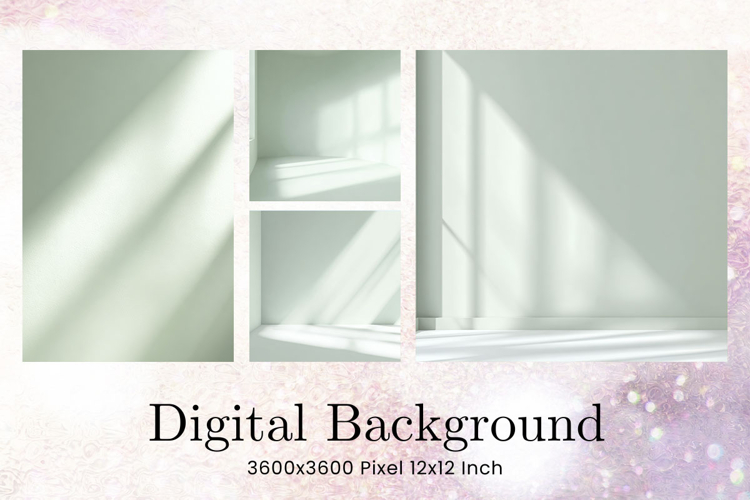 Flower Backdrops Overlays Wedding Studio Room Background_3