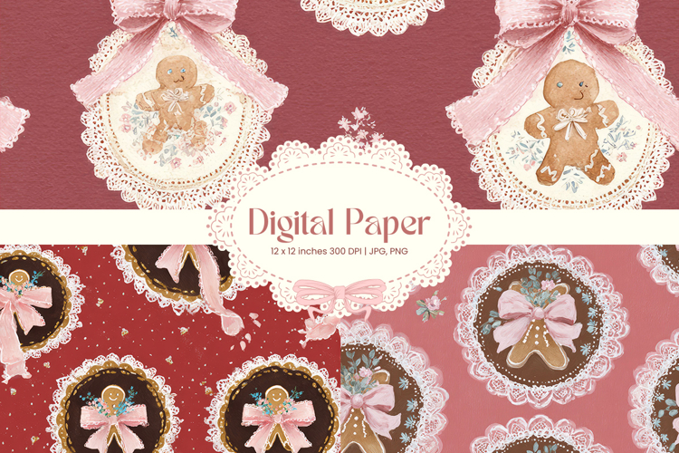 Flower Pattern Background Wallpaper Digital Paper Wrap_3