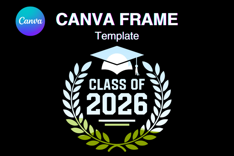 Senior 2026 Canva Frame Varsity Sport Graduation Add Photo_4