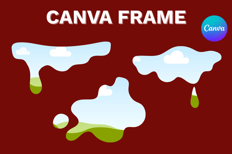 Drip Canva Frame Dripping Borders add Photo_4