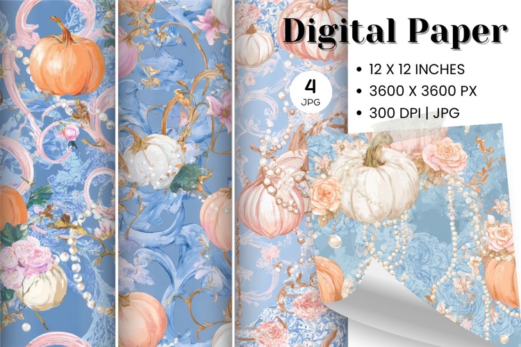 Pumpkin Pattern Background Fall Autumn Wallpaper_40