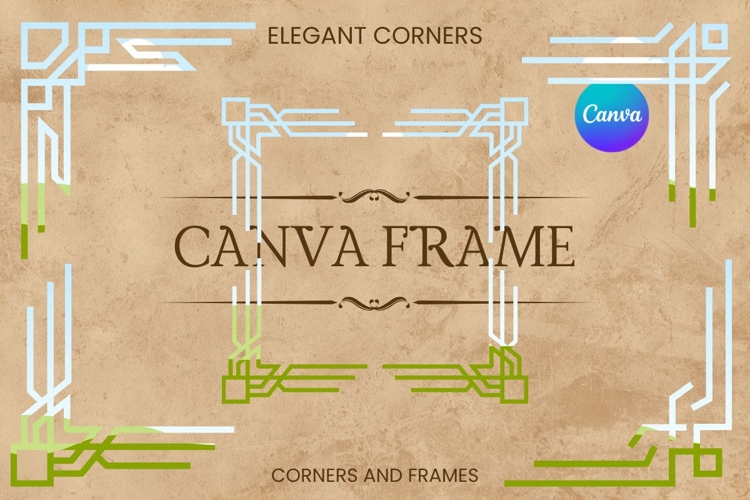 Elegant Corners Canva Frame Decorative Photo Frame Border_41