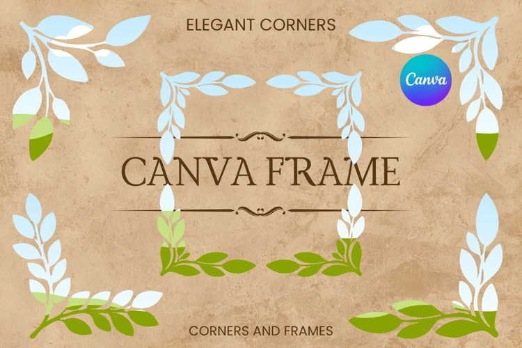Elegant Corners Canva Frame Decorative Photo Frame Border_47